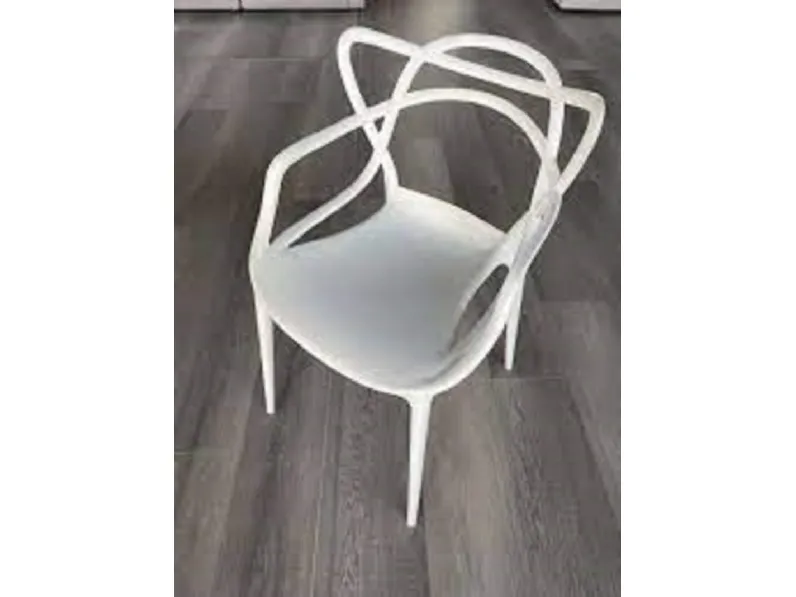 Sedia Masters bianca di Kartell in OFFERTA OUTLET -30%