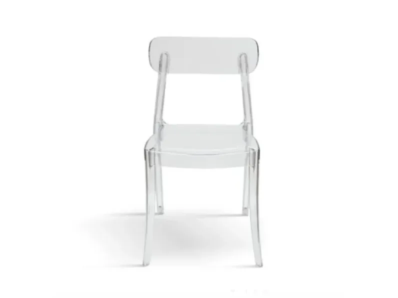 Sedia senza braccioli Sedia trasparente  di Md work a prezzo Outlet