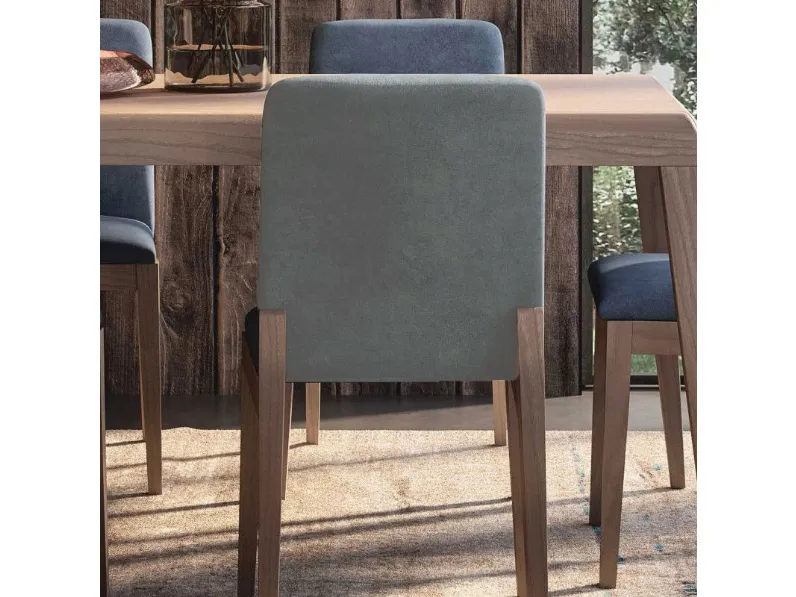 Sedia senza braccioli 1329 di Mobilificio bellutti in Offerta Outlet