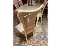 Sedia con schienale alto Cv 240 sedia regina patinata  di Mobilpiu a prezzo Outlet