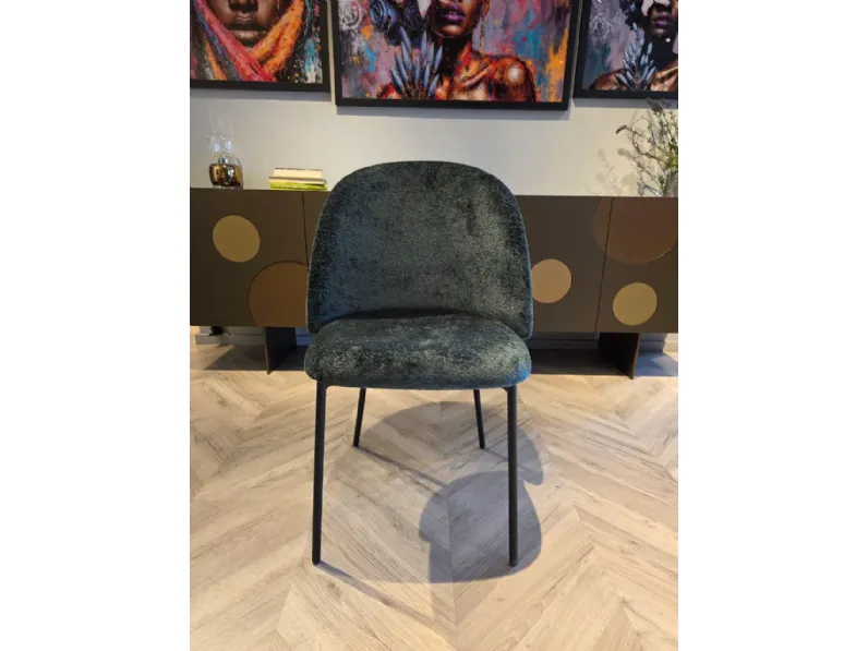 Sedia modello 4 sedie connubia tuka mid design da soggiorno di Collezione esclusiva -37%