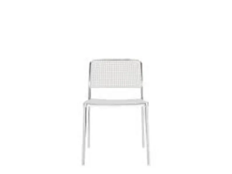 Sedia modello Audrey alluminio/grigio da cucina di Kartell -50%