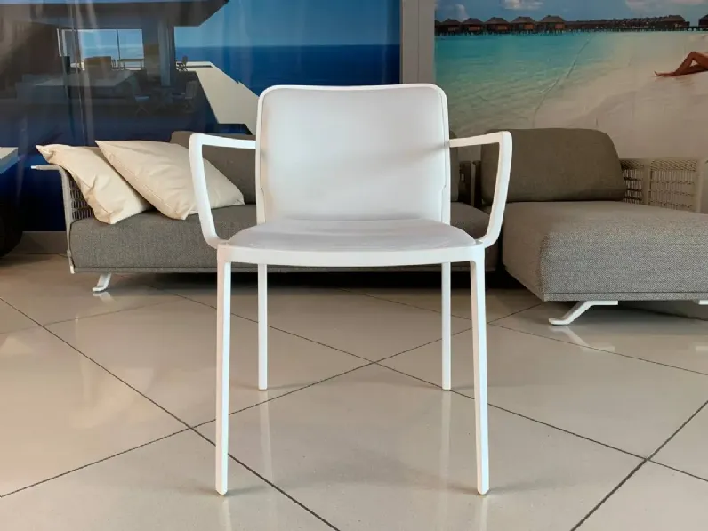 Sedia da soggiorno realizzata in metallo Audrey di Kartell 