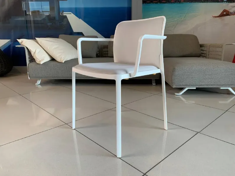 Sedia da soggiorno realizzata in metallo Audrey di Kartell 