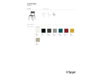 Sedia in plastica modello Cordoba di Target point 