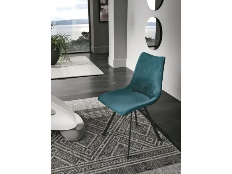Sedia in ecopelle modello Maiorca di Target point 