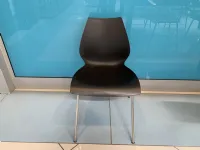 Sedia da cucina realizzata in plastica Maui di Kartell 
