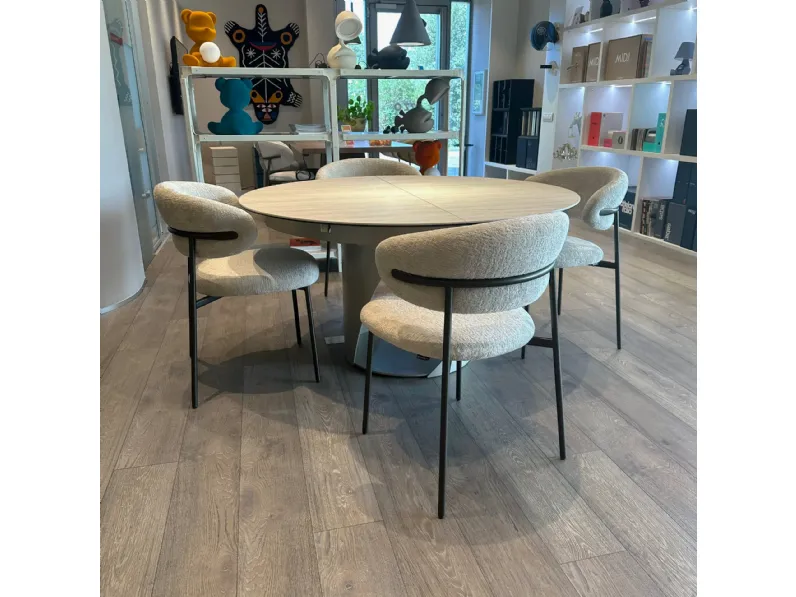 Sedia modello Oleandro con braccioli di Calligaris 