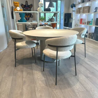 Sedia modello Oleandro con braccioli di Calligaris 
