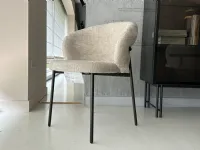 Sedia da soggiorno realizzata in tessuto Oleandro di Calligaris 
