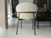 Sedia da soggiorno realizzata in tessuto Oleandro di Calligaris 
