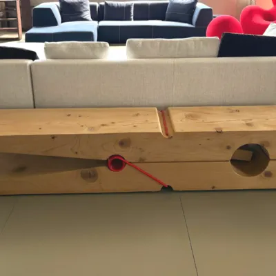 Sedia in legno fissa Panca molletta scontata