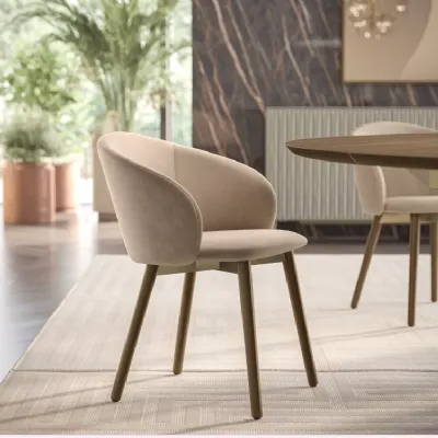 Sedia fissa Rebecca di Bontempi a prezzo scontato