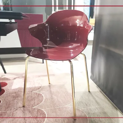 Sedia da soggiorno realizzata in metallo Saint tropez calligaris di Calligaris 