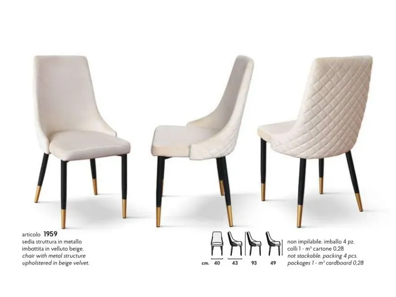 Sedia Sara Collezione esclusiva con uno sconto vantaggioso