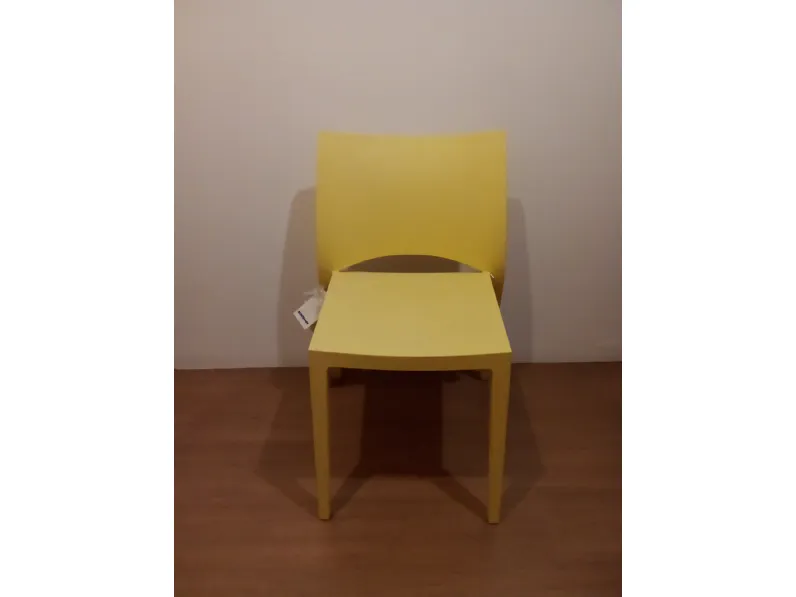 Sedia in plastica con schienale medio Sedia aqua in Offerta Outlet