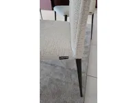 Sedia da soggiorno realizzata in tessuto Sedia flessibile fay di Calligaris 
