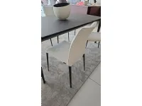 Sedia da soggiorno realizzata in tessuto Sedia flessibile fay di Calligaris 