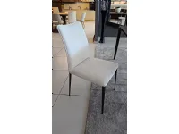 Sedia da soggiorno realizzata in tessuto Sedia flessibile fay di Calligaris 