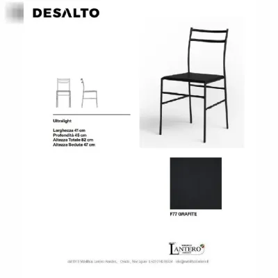 Sedia fissa modello Sedia ultralight desalto a prezzo riservato 