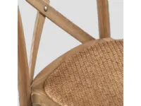 Sedia Tropea 2  Dialma brown SCONTATA a PREZZI OUTLET