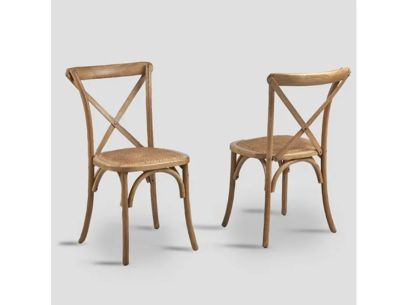 Sedia Tropea 2  Dialma brown SCONTATA a PREZZI OUTLET