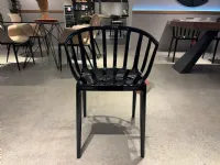 Sedia da cucina realizzata in plastica Venice di Kartell 