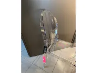 Sedia Victoria ghost da soggiorno realizzata in plastica scontata del 25%