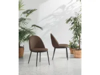 Sedia in tessuto modello Violetta di Target point 