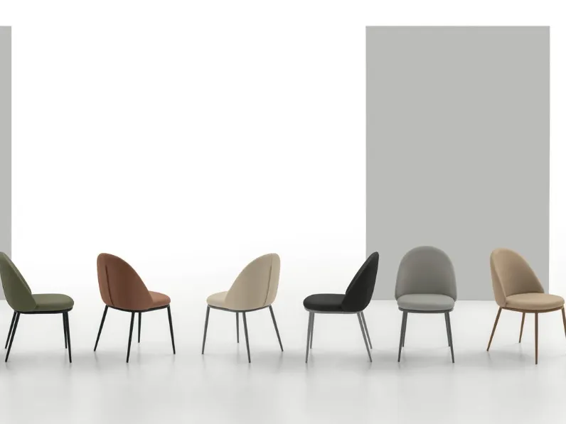 Sedia in tessuto modello Violetta di Target point 