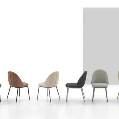 Sedia in tessuto modello Violetta di Target point 