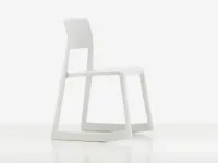 Sedia modello Vitra tip ton bianco  da cucina di Collezione esclusiva -40%