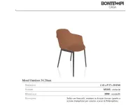 Sedia Mood Bontempi in OFFERTA OUTLET