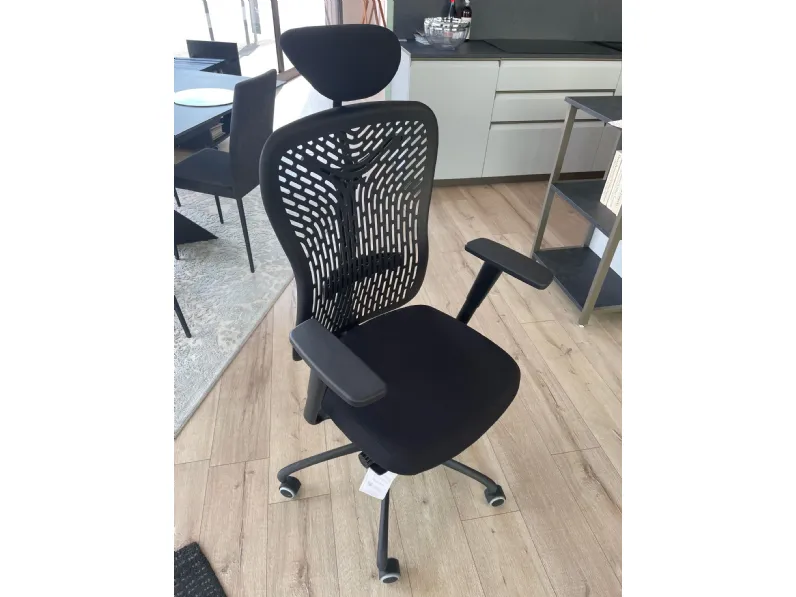 Sedia in plastica ergonomica Sedia ufficio moving in Offerta Outlet