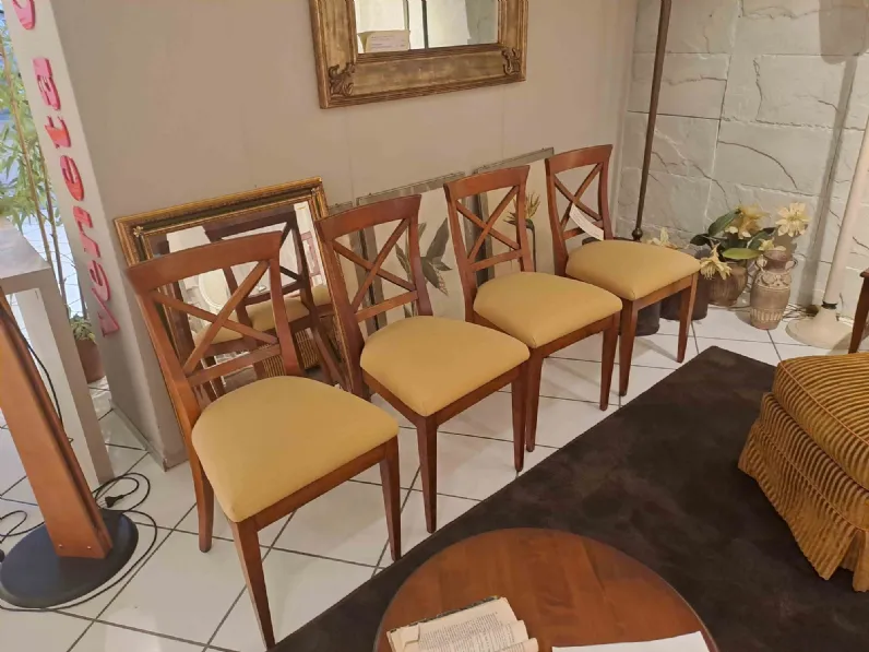 Sedia N. 4 sedie grande arredo Grande arredo con uno sconto vantaggioso