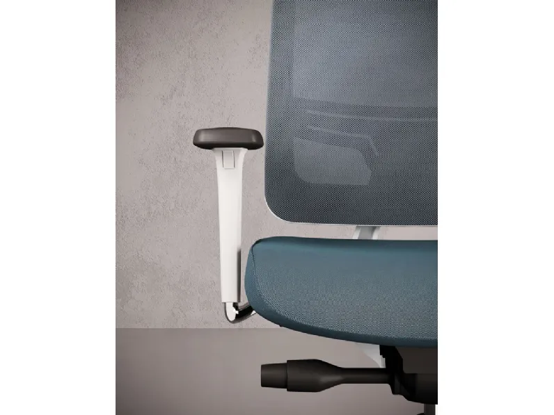 Sedia in ecopelle regolabile in altezza Oscar in Offerta Outlet