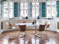 Sedia da soggiorno realizzata in legno P/wood di Kartell 