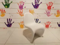 Sedia Panton junior bianca  Vitra SCONTATA a PREZZI OUTLET