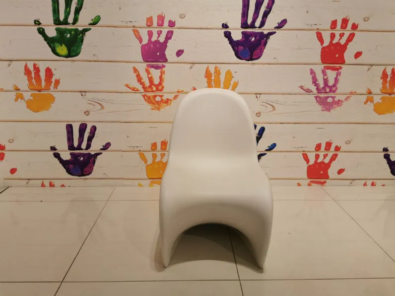 Sedia Panton junior bianca  Vitra SCONTATA a PREZZI OUTLET