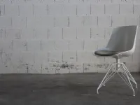 Sedia per ufficio Flow chair 4 gambe lem Mdf a prezzo Outlet