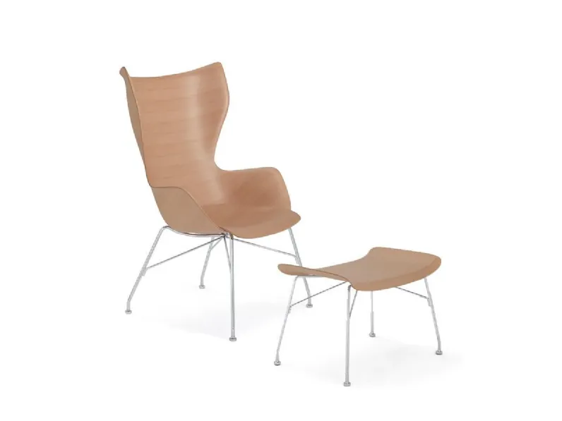 Sedia modello K/wood di Kartell a prezzo riservato 
