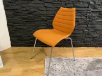 Sedia per ufficio realizzata in tessuto Maui soft di Kartell 