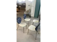 Sedia in tessuto modello Perla di Riflessi 