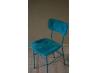 Sedia Piuma da cucina realizzata in tessuto scontata del 40%