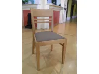 Sedia Amelie da cucina realizzata in legno scontata del 45%