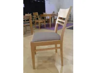 Sedia Amelie da cucina realizzata in legno scontata del 45%