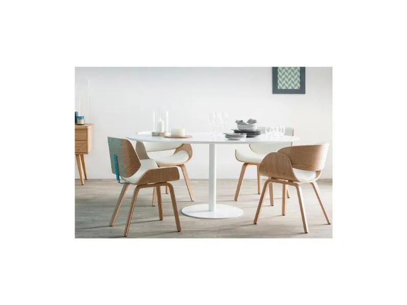 Sedia in legno con braccioli Plywood in offerta