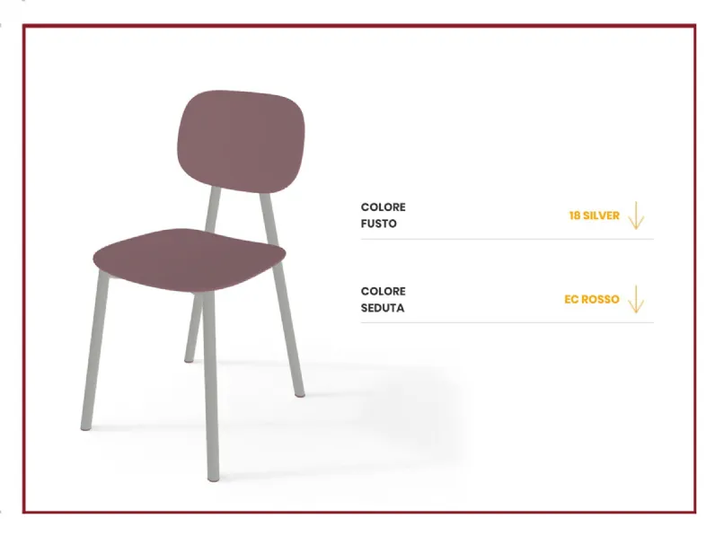 Sedia modello Tata young 4 a marchio Point house scontata del 30%