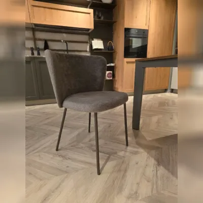 Sedia 4 sedie betty connubia da soggiorno realizzata in tessuto scontata del 32%