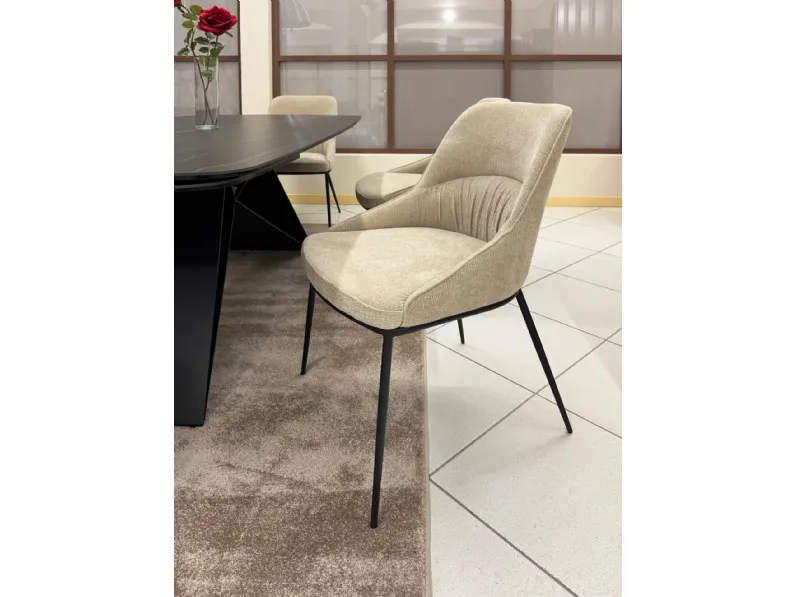 Sedia in metallo poltroncina Ginevra in Offerta Outlet